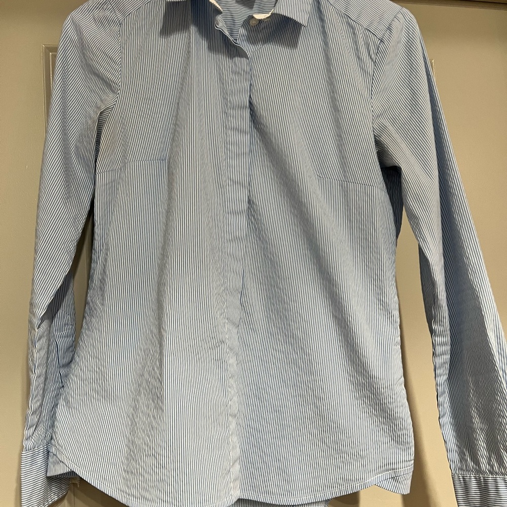 H&M Light Blue Striped Shirt